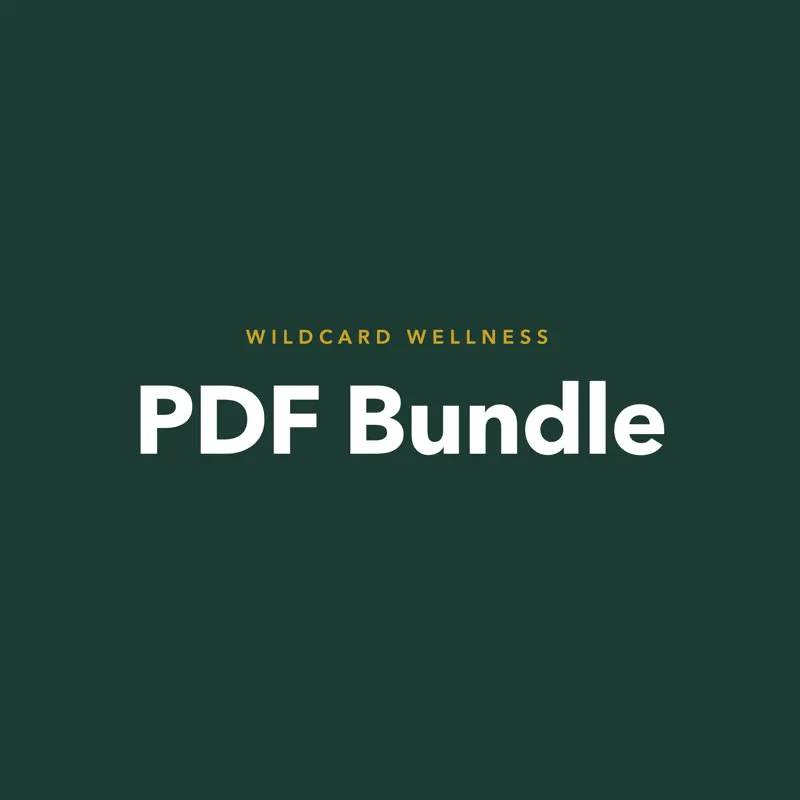 All four Wildcard Wellness guide covers
