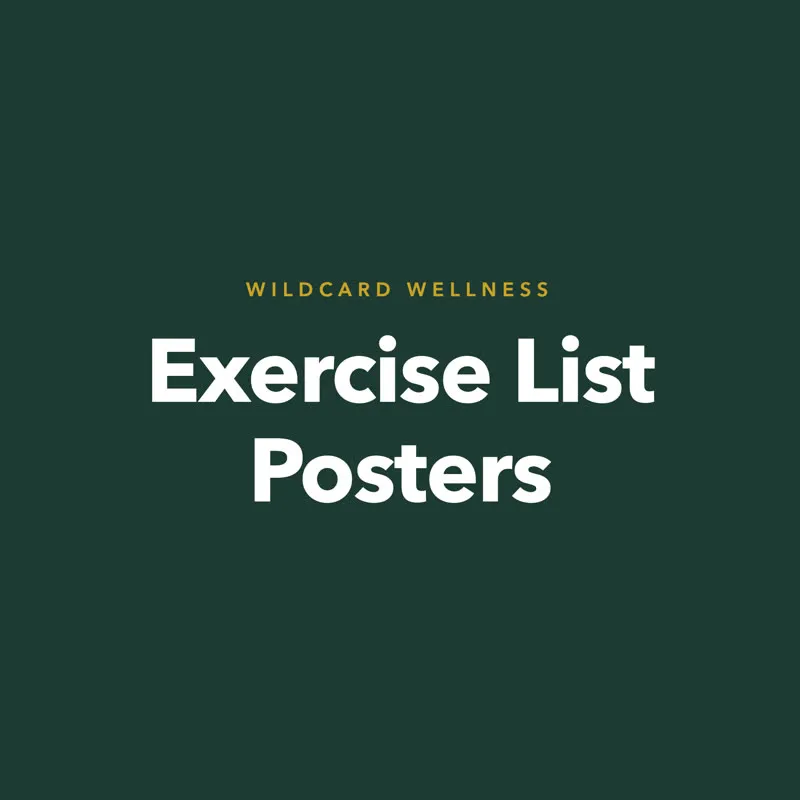 Exercise List Posters cover