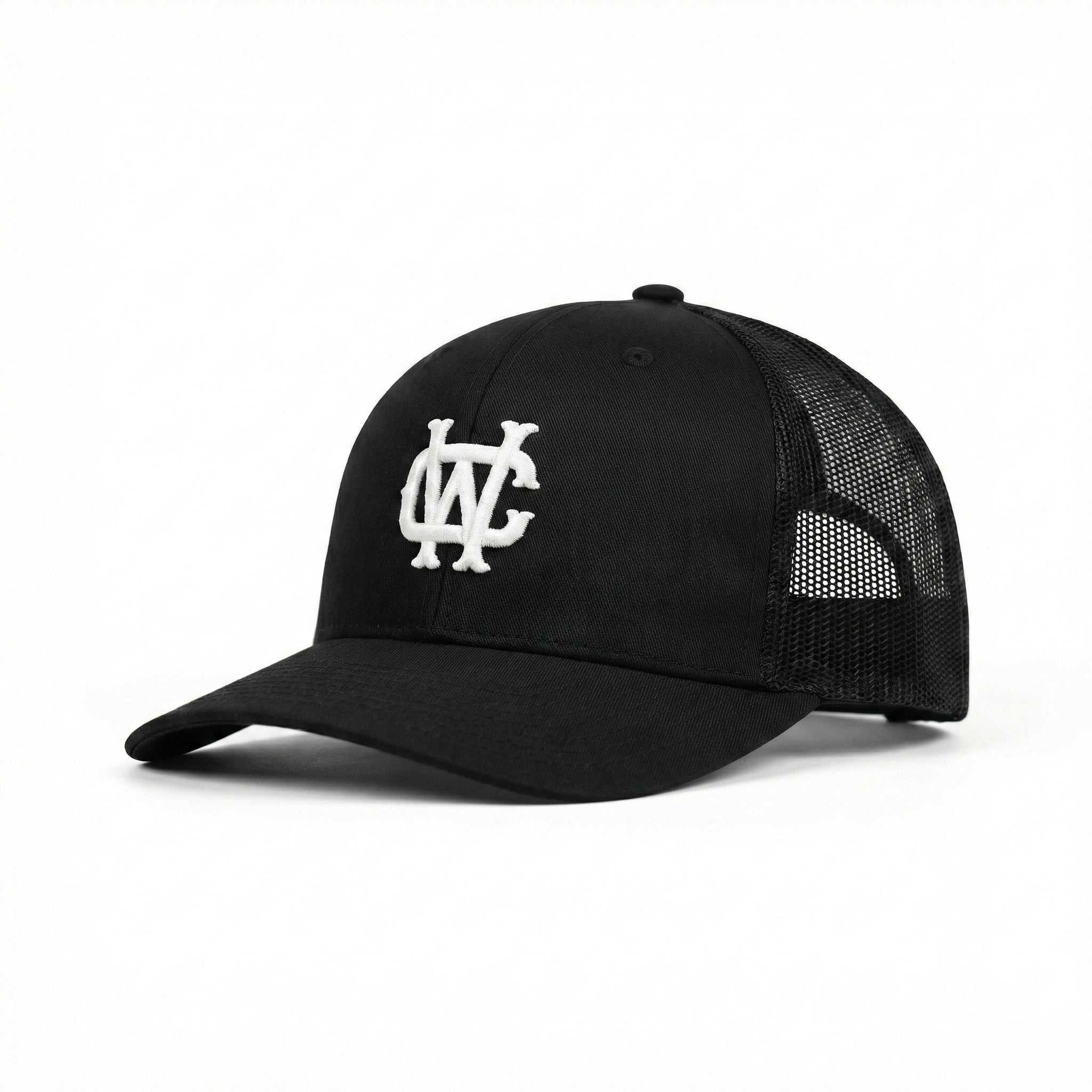 Wildcard Monogram Snapback - Black