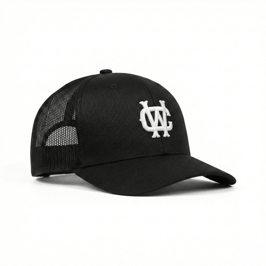 Wildcard Monogram Snapback - Black