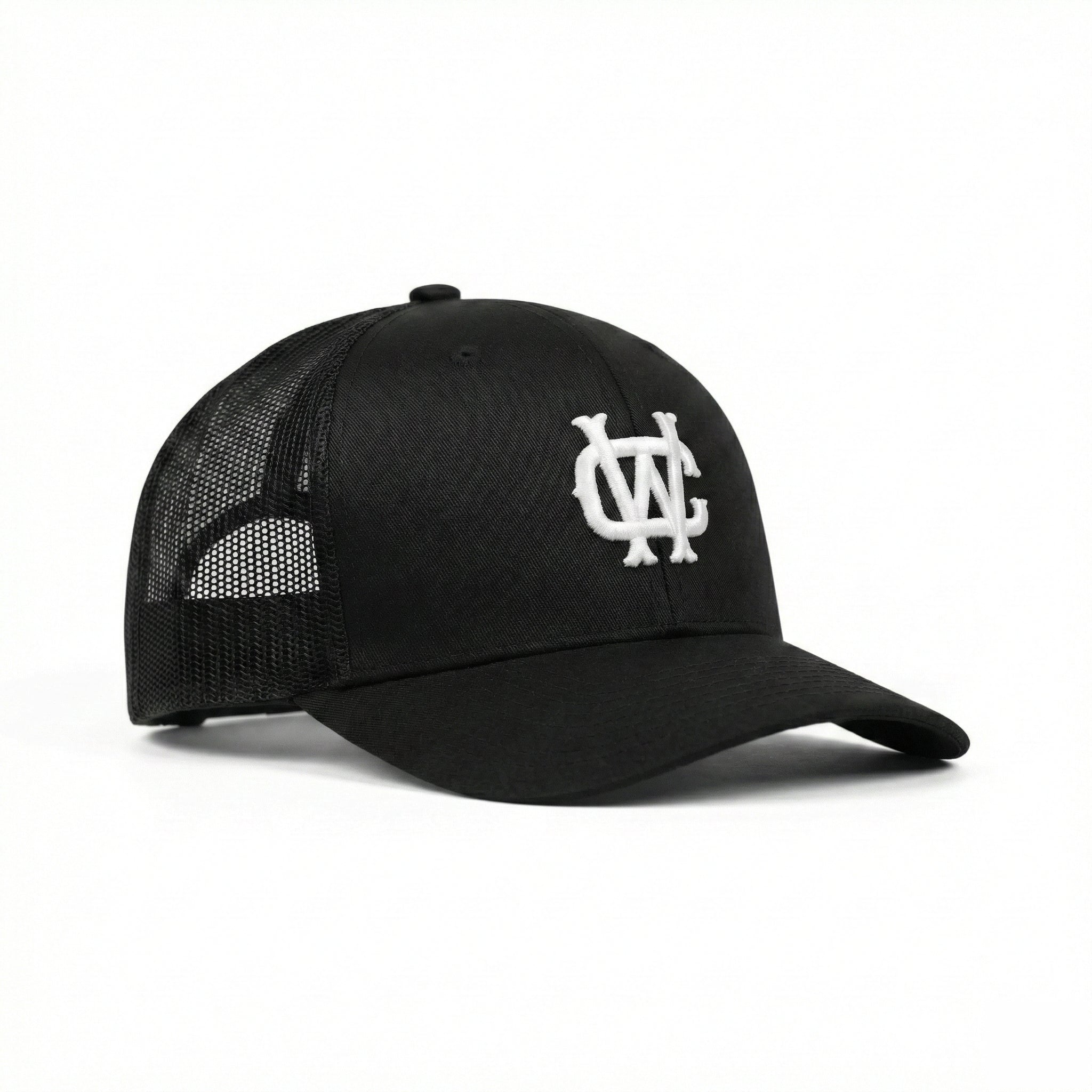 Wildcard Monogram Snapback - Black