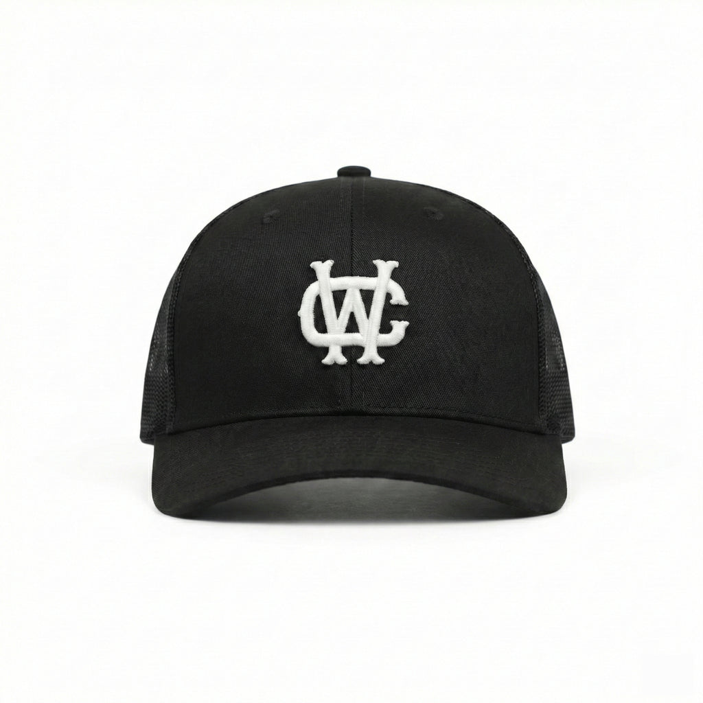 Wildcard Monogram Snapback - Black